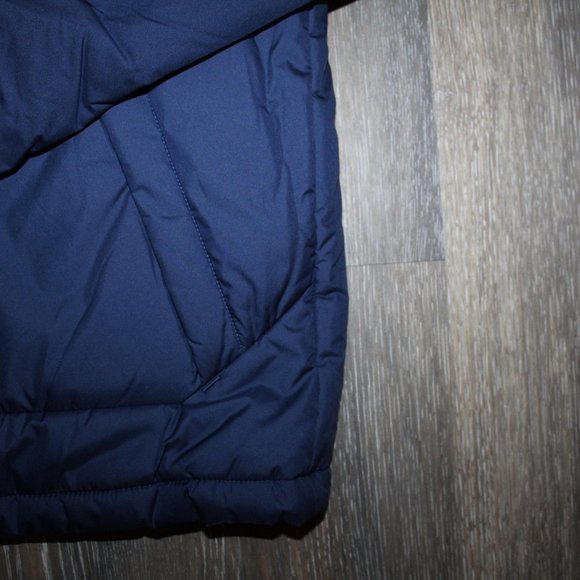 NWT NIKE MEN'S THERMA FULL ZIP WINTER HOODED JACKET NAVY BLUE - Picture 5 of 7